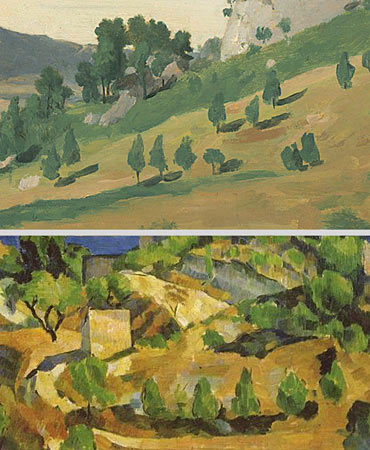 Corot en Cézanne