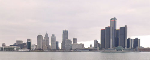 skyline Detroit