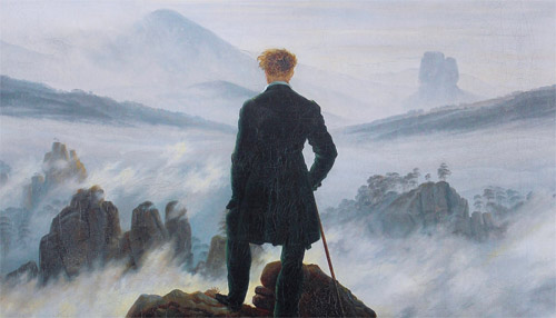 Friedrich - Der wanderer über dem nebelmeer