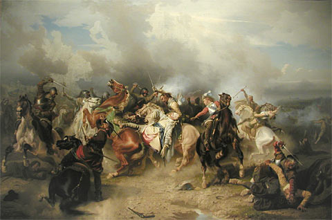 De Slag bij Lutzen