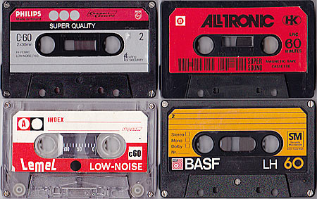 audiocassettes uit de 70's