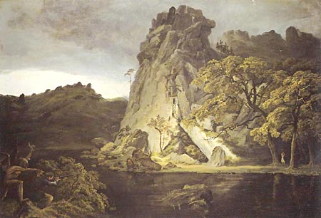 Dämonische Landschaft, um 1826