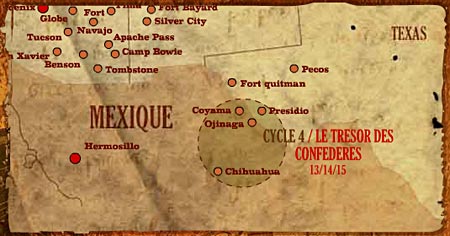 kaart New Mexico