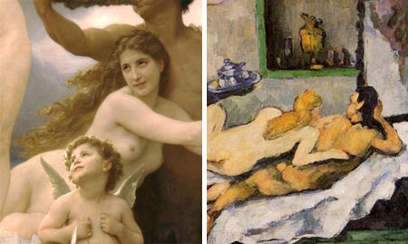 Bouguereau en Cezanne