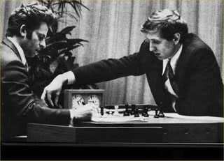 Fischer en Spasski in 1972