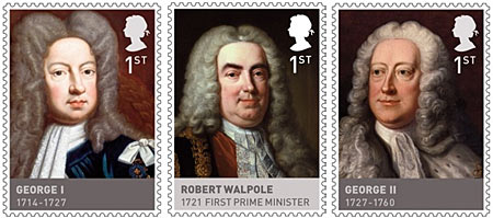 George I, Robert Walpole en George II