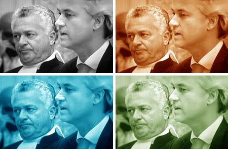 Geert Wilders en Bram Moscowicz