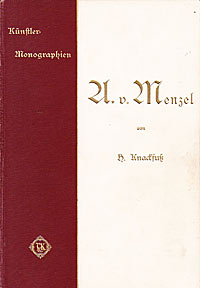 Adolph von Menzel monografie 1903