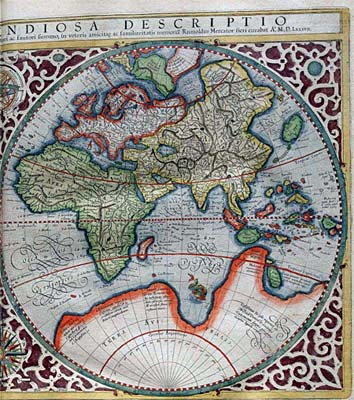 Mercator Oude Wereld 1587