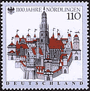 Nordlingen postzegel 1996