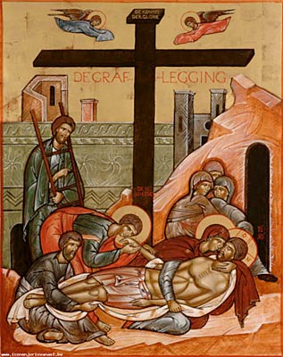 ikoon van het lijden van Christus