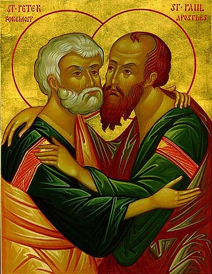 Petrus en Paulus icoon