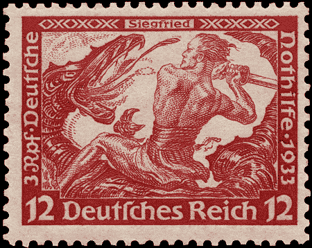 Siegfried postzegel 1933