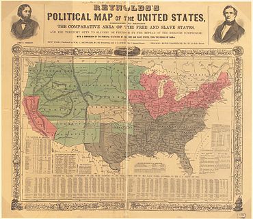 US map 1856