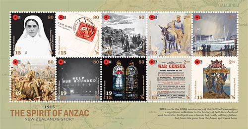 anzac stamps
