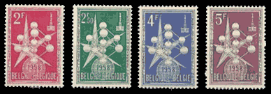 postzegels Expo 58