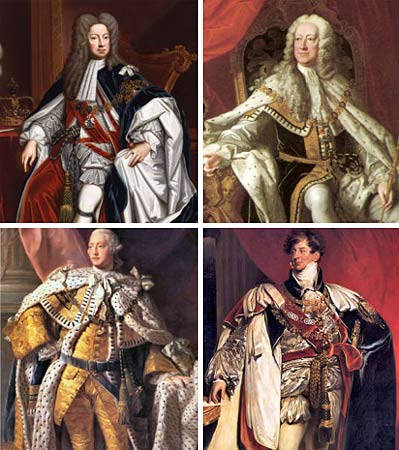 George I II III en IV