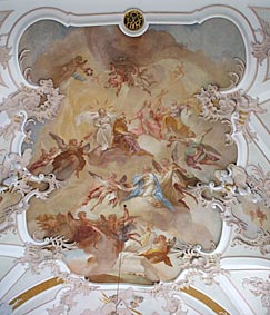 fresco in St. Nikolaus, Grossaitingen