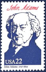 John Adams postzegel