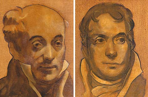 Pierre-Henri de Valenciennes en Jacques-Louis David