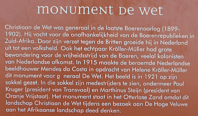 Monument De Wet