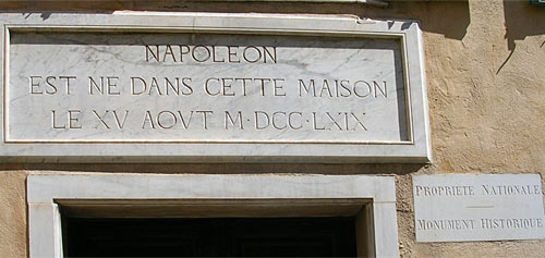 Napoleon geboortehuis