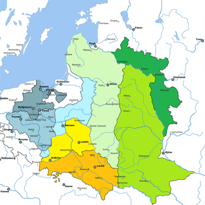 Poolse delingen 1772, 1793 en 1795