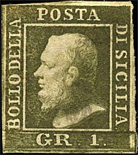 Posta Sicilia 1859